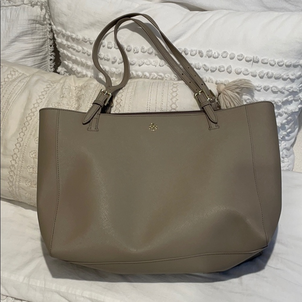 Gray Tory Burch Bag
